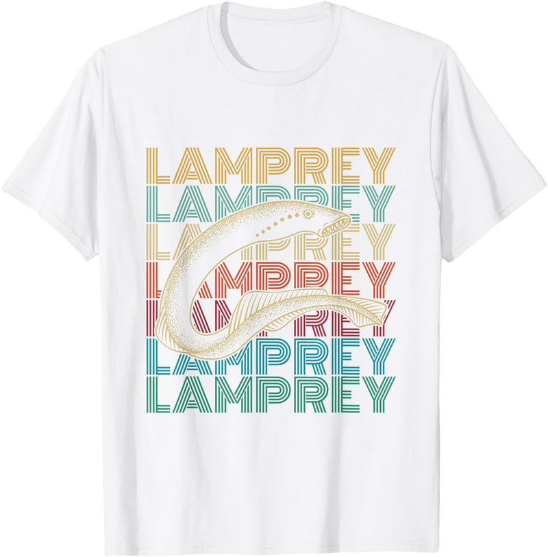 Lamprey and Sea Lamprey Design Sea Lamprey Fish Design for a Lamprey expert T-Shirt - White