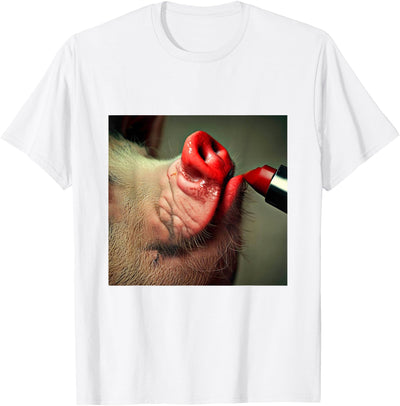 Lipstick on a Pig Slogan T-Shirt