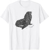 Distressed Sea Lion Sea Lion T-Shirt - White