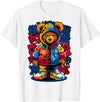 Magical and Funny Teddy Bear lover Gifts Hip Hop Teddy Bear Rap Music T-Shirt - White