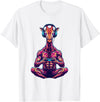 Funny Graphic Gamers tee Giraffe Funny Video Games Giraffe T-Shirt - White