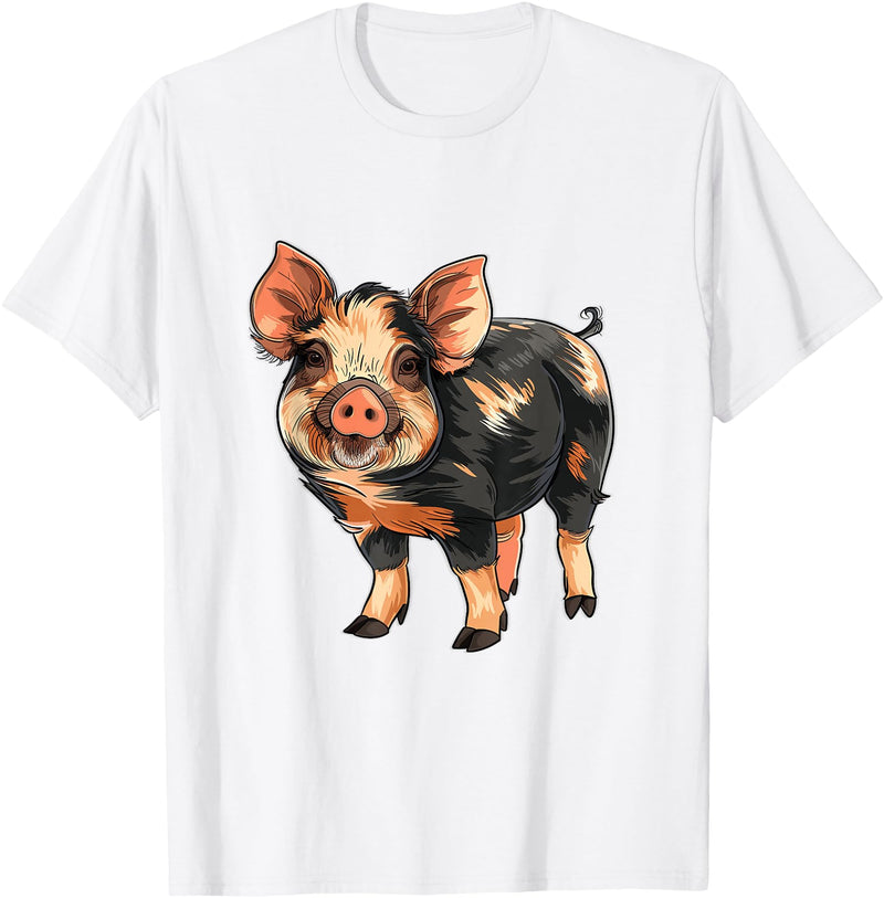 Kune Kune Pig Accessories & KuneKune Clothes Kune Kune Pig Breeder Kune Kune Lover Kune Kune Pig Girl T-Shirt - White