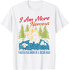I Am More Nervous Than A Salmon In A Bear Hug Vintage T-Shirt - White