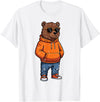 Bear Shirts For Men Women Kids Gifts Cool Bear Sunglasses Men Women Kids Boys Girls Youth Teen T-Shirt - White