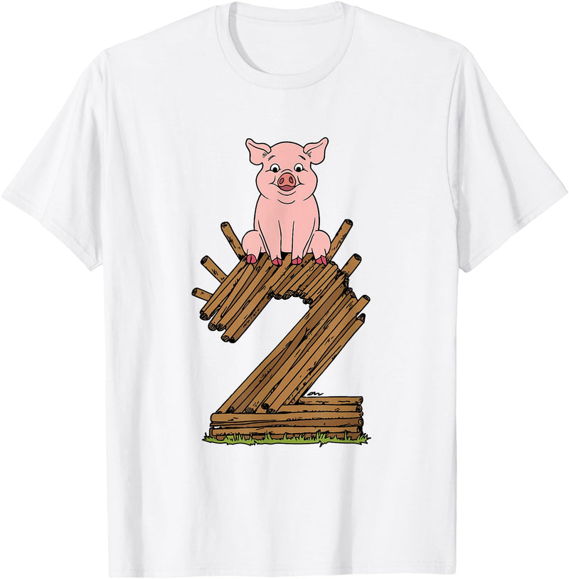 Three Little Pigs Halloween Costume Three Little Pigs Pig 2 Halloween Costume Kids Adults T-Shirt - White