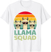 Funny Llama Gift Llama Lover Accessories & Stuff Funny Llama Design for Men Women Llama Alpaca Farm Animal T-Shirt - White