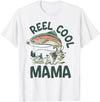 O Fishally One 1st Birthday Fishing Family Fish O Fishally One 1st Birthday Fishing Family Reel Cool Mama T-Shirt - White