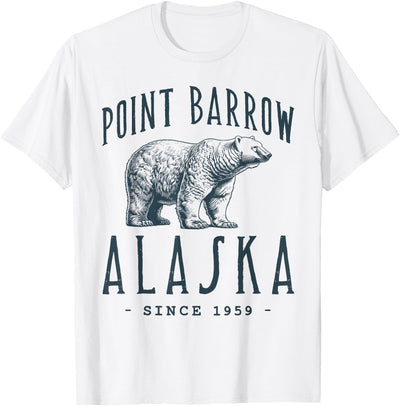POINT BARROW, ALASKA POLAR BEAR WILDLIFE T-Shirt