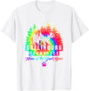 Gatlinburg Tennessee Bear Great Smoky Mountains Tie Dye T-Shirt - White