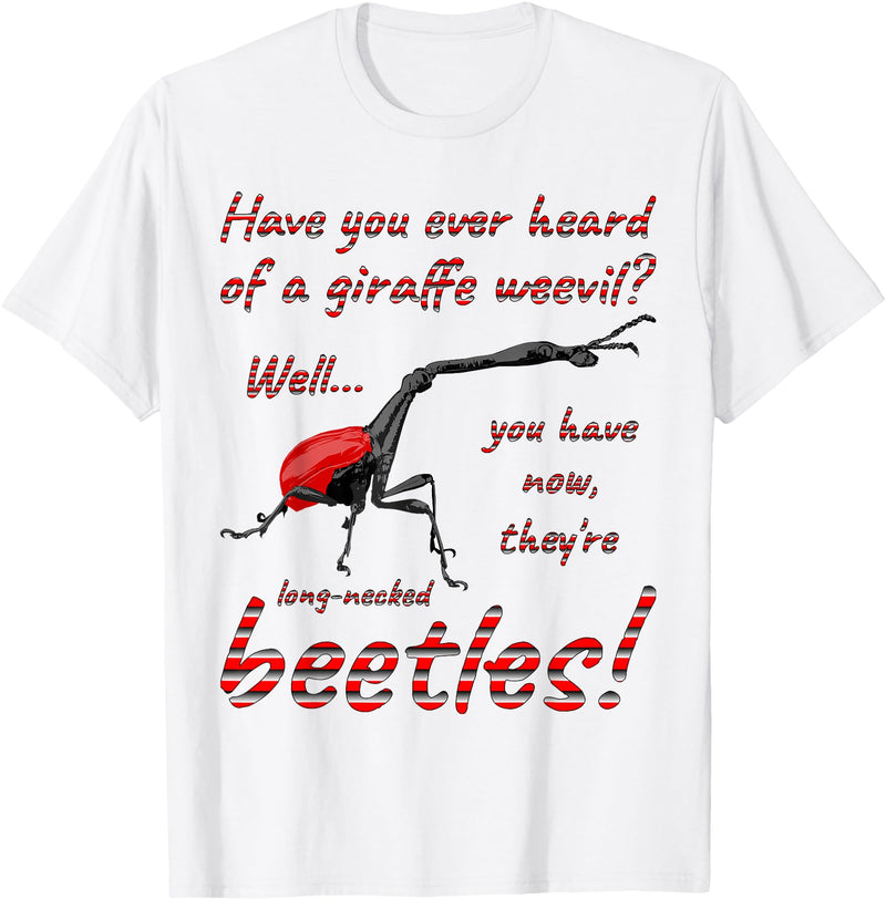 ETCreations Giraffe Weevil T-Shirt - White