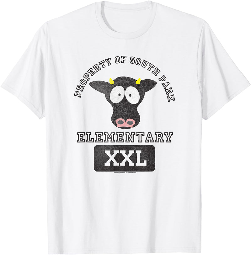 South Park South Park Elementary Cows T-Shirt - White