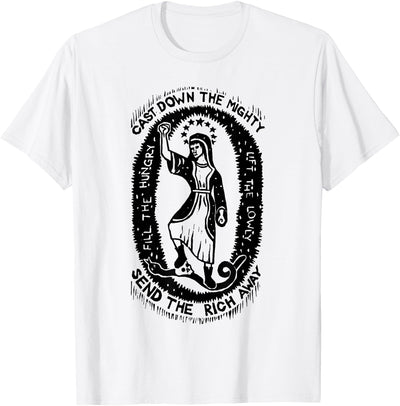Cast Down The Mighty Send The Rich Away Halloween T-Shirt