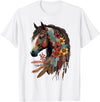 Just a girl who loves horses Co. Equestrian Horse Girl Western CowGirl Horseback Riding Theme T-Shirt - White