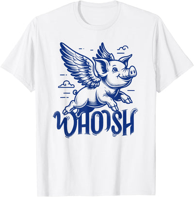 Flying Pig with Wings 90s Graphic T-Shirt