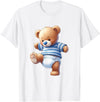 Baby Boy Teddy Bear Baby Shower Gender Reveal T-Shirt - White