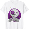 E-Girl Aesthetic Clothes Soft Grunge Clothing Scary Funny Graphic Voodoo Doll Teddy-Bear Halloween Gothic T-Shirt - White