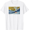Kids Animal Wheek Cavy Mom Gift T Shirts & Hoodies Funny Retro Vintage Surfing A Great Wave Guinea Pig Lover T-Shirt - White