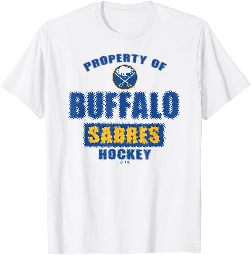 Buffalo Sabres Property White Officially Licensed T-Shirt - As Pictured