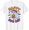 Ghost Happy Boo Day Girls Boys Halloween Happy Birthday Boo Day Party Ghost Halloween T-Shirt - White