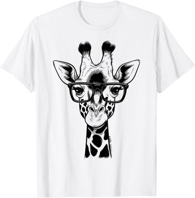 Cute Giraffe Graphic Casual Summer Funny Cool Animal Lover T-Shirt