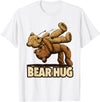 Bear Hug Wrestling Bear Hug - Wrestling bears T-Shirt - White