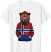 Cool Norwegian Roots Norway Norway Roots Bear Norge Norwegian Flag T-Shirt - White