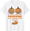 Lustige Halloween Kleidung Pumpkins Funny Halloween T-Shirt - White