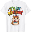 It's My Birthday Cute Hamster for Kid's Party Celebration T-Shirt - White