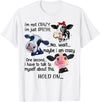 Cow I'm Not Crazy I'm Just Special Funny Cow I'm Not Crazy I'm Just Special Maybe I'm Crazy T-Shirt - White
