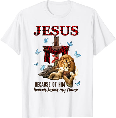 FAITH Jesus Lion Lamb Heaven Know My Name T-Shirt
