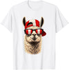 Peru Patriotic Co Patriotic Llama Peru Peruvian Flag T-Shirt - White
