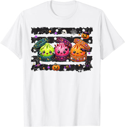 Cute Kawaii Dumpling Outfit for Kids Cute Halloween Dumpling Kawaii Spooky Food T-Shirt