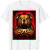 Funny Gaming Bear Gamer Graphic Gamer Bear Graphic Funny Gaming Animal Grizzly Bear Costume T-Shirt - White