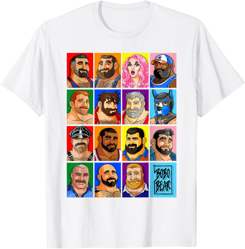 Bobo Bear Happy Pride T-Shirt - White