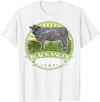 Black Angus Rancher Co. Black Angus Rancher Cow Meat Steak Cattle Bull Farmer Fun T-Shirt - White