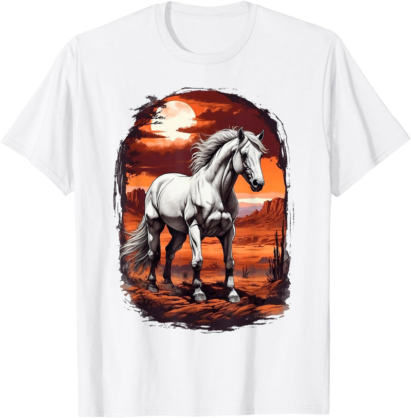 Lovely Horse Shirts JG Lovely Horse T-Shirt - White