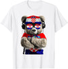 Croatia Flag Clothes Clothing for Men & Women Croatian Flag Bear Sunglasses Souvenirs Products Croatia T-Shirt - White