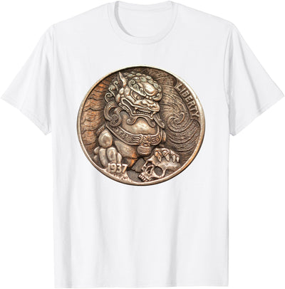Buffalo Nickel Foo Dog Coin Hobo Nickel T-Shirt
