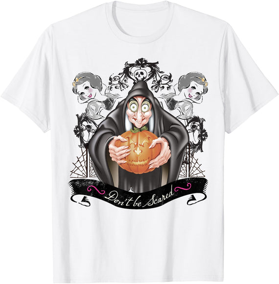 Disney Snow White Evil Queen Don't Be Scared Graphic T-Shirt T-Shirt - White