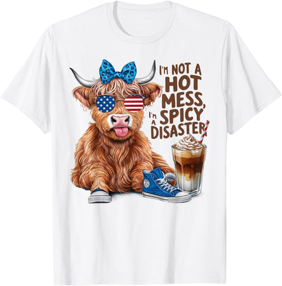 Highland Cow T-Shirt - Premium Scottish Cattle Apparel