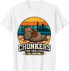 Chonkers The Sea Lion San Francisco Funny Seal Tee Chonkers The Sea Lion San Francisco Funny Seal T-Shirt - White