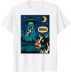 CowAxis1 Funny Cow Meme UFO Alien Zoo Boys Girls Kids T-Shirt - White