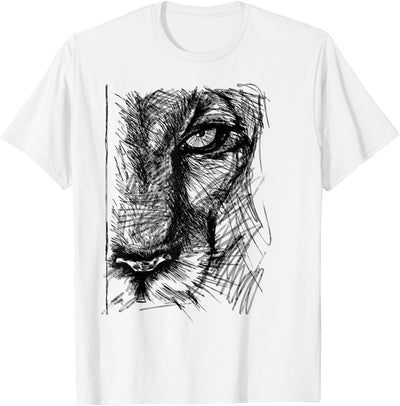 Lioness Face Graphic Leaders of African Pride Lions Womens T-Shirt