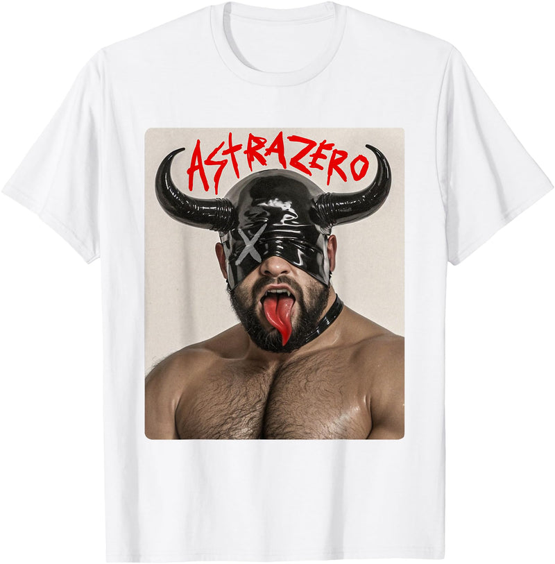 Astra Zero Gay Bear Punk Devil T-Shirt - White