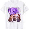 Hamsters Howling at The Moon Shirt - Funny Hamster T-Shirt - White