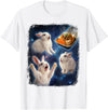 Bunny Chow Space Rabbit South Africa Food Curry Meme Funny T-Shirt in White