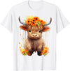 Western Shirts for Girls Men, Highland Cow Gifts Cow, Scottish Highland Cow, Western Wear, Highland Cow T-Shirt - White