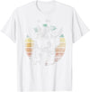 Vintage Giraffe Apparel. Giraffe Vintage Sunglasses Funny Retro African Animal T-Shirt - White