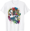Lion fans sunglasses designs & apparel Lion Sunglasses Headphones Party Lion Lovers Lions T-Shirt - White