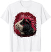 Guinea pig pet love Guinea Pig Punk T-Shirt - White